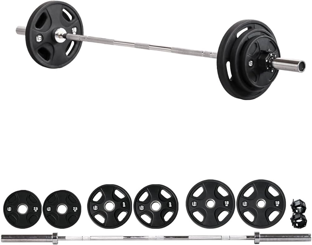 Amazon | [リーディングエッジ] オリンピックバーベルセット バーベル